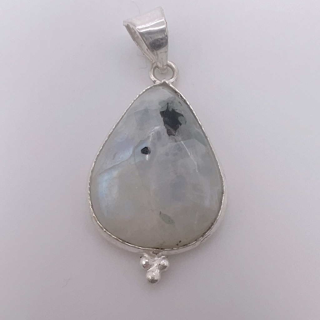 Rainbow Moonstone Necklace Pendant